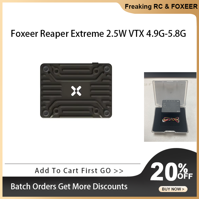 Foxeer 4.9G~6G Reaper Extreme  – обзор и цена Foxeer Reaper Extreme 2.5W Vtx